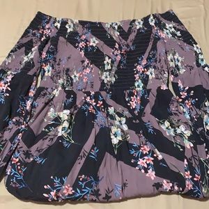 Floral long sleeve dress